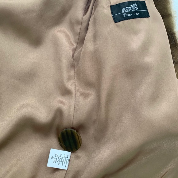 Rachel Zoe Faux Fur Cropped Jacket BNWOT XS - Picture 5 of 12